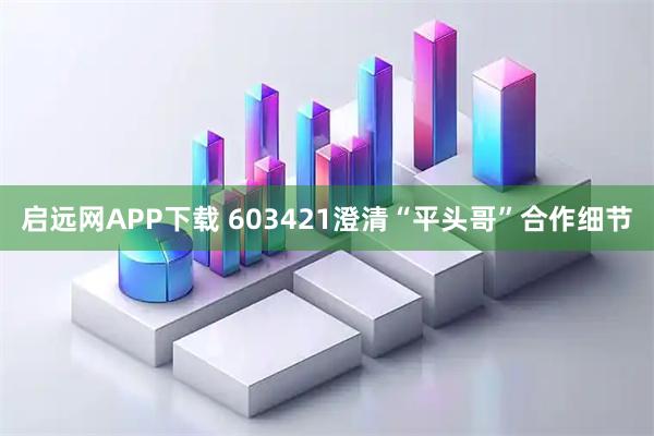 启远网APP下载 603421澄清“平头哥”合作细节